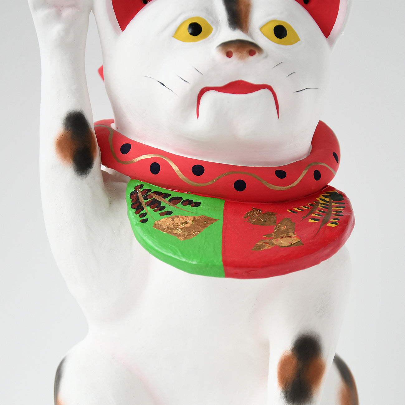 伏見人形　招き猫　土人形　郷土玩具　(9/7迄出品) 丹嘉 伏見人形 招き猫 (小) - KAUNIS