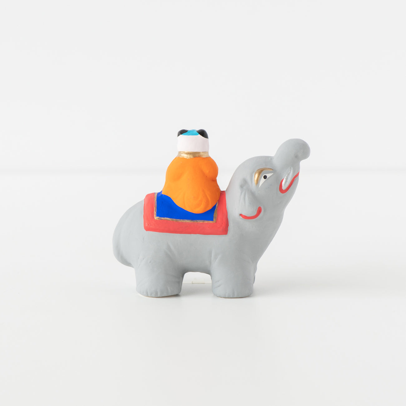 伏見人形 象のり唐子（小） | 京都の伝統工芸品の通販サイト – MOCAD