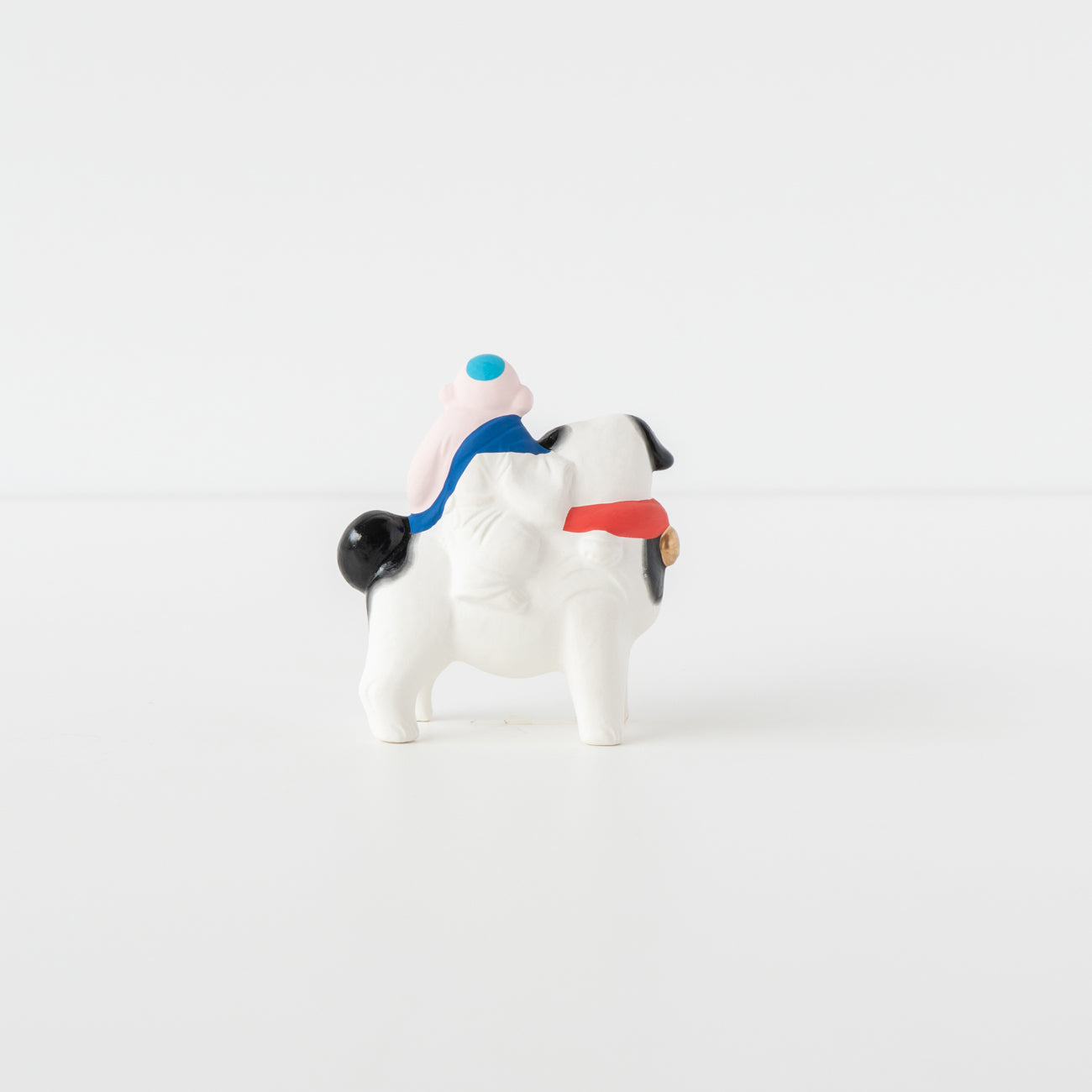 伏見人形 犬乗り童子（豆） | 京都の伝統工芸品の通販サイト – MOCAD