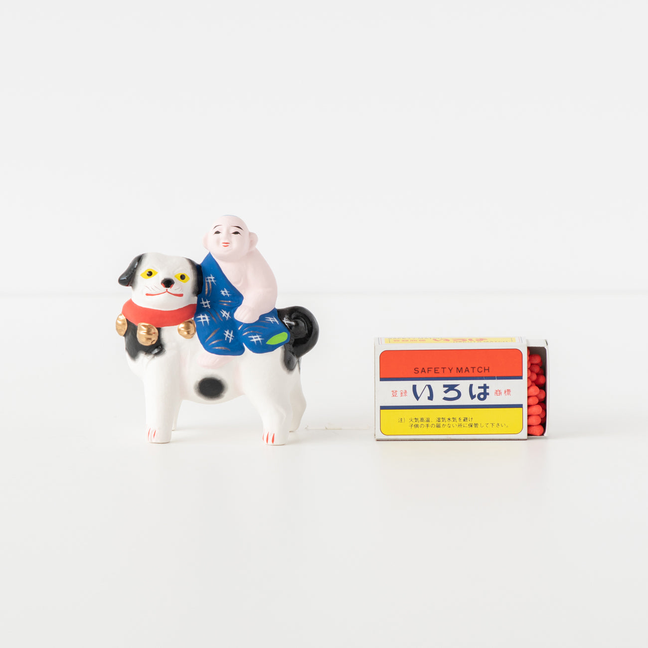 伏見人形 犬乗り童子（豆） | 京都の伝統工芸品の通販サイト – MOCAD