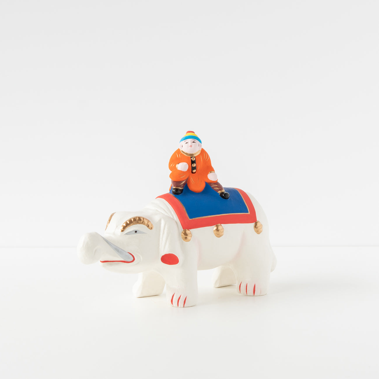 伏見人形 象のり唐子（大） | 京都の伝統工芸品の通販サイト – MOCAD