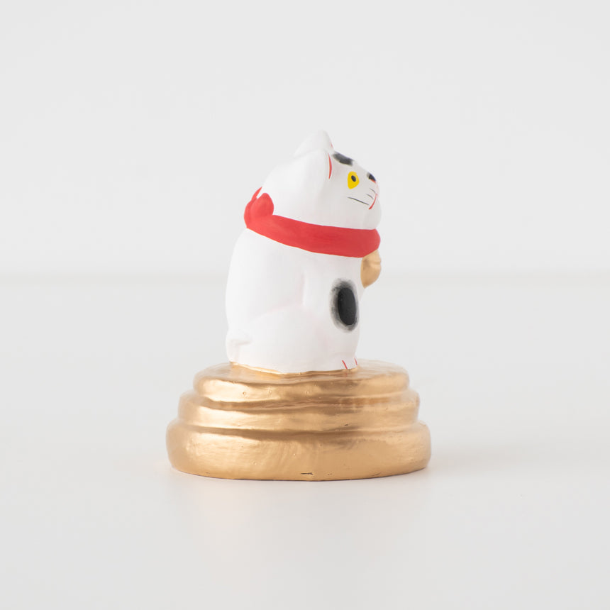 Fushimi doll Oval glue beckoning cat