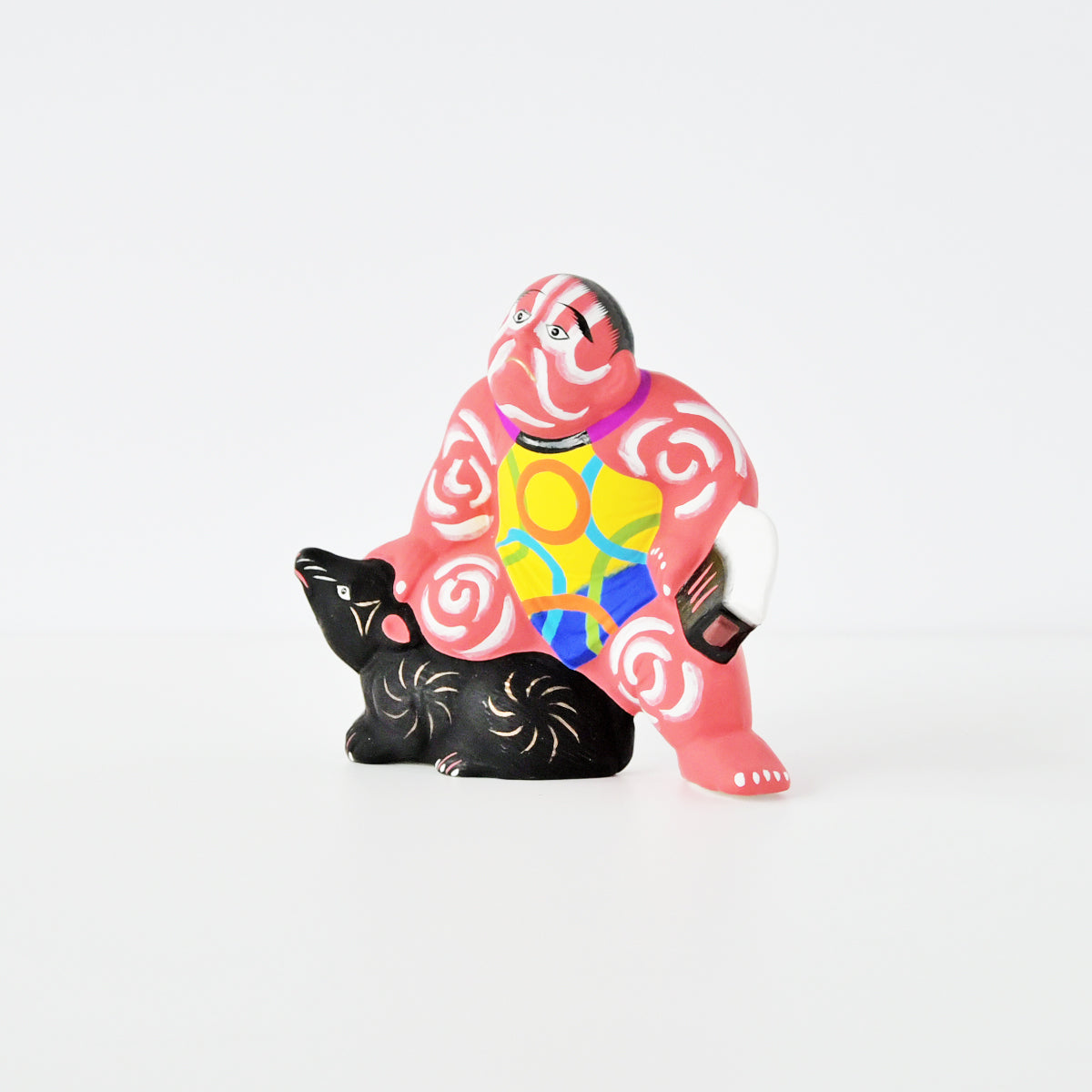 伏見人形 熊抑え金時（小） | 京都の伝統工芸品の通販サイト – MOCAD