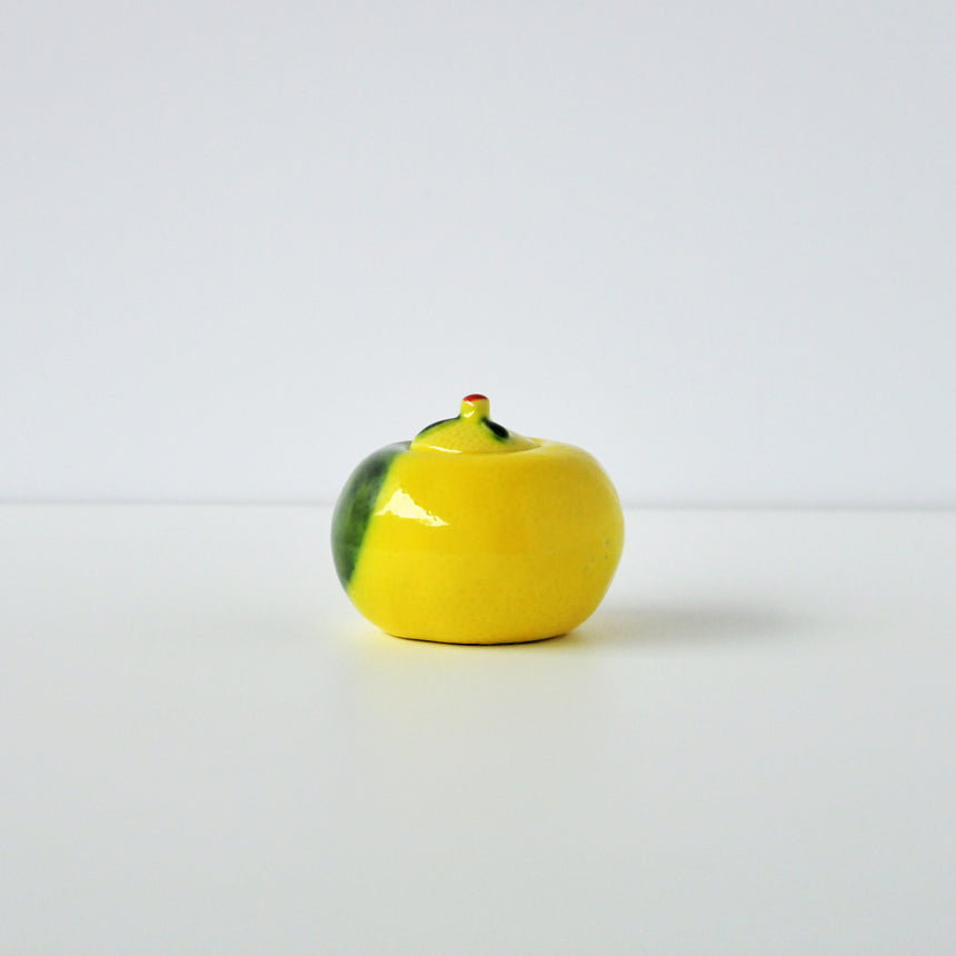 柚でんぼ（釉薬掛け）