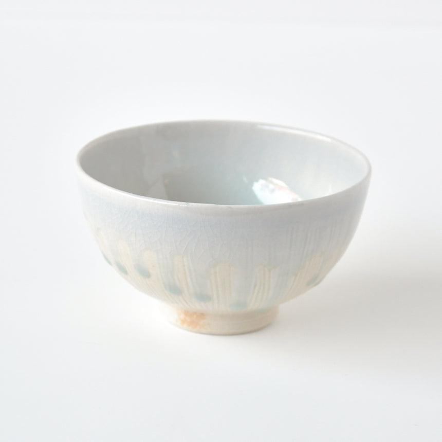 Vidro glaze Comb-mesh rice bowl large no.1910