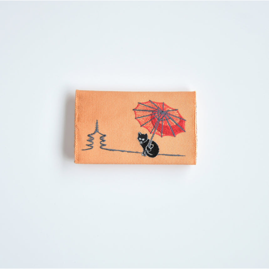 Tapestry business card case walk in Kyoto /no.1933