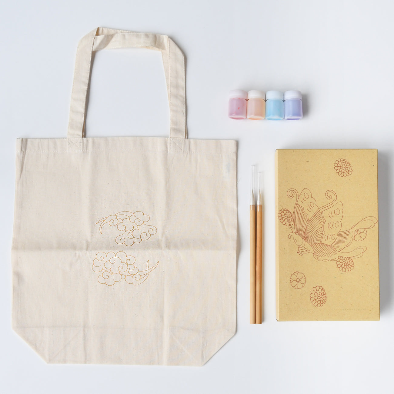 手描友禅体験キット 彩 瑞雲 / no.1963 | 京都の伝統工芸品の通販