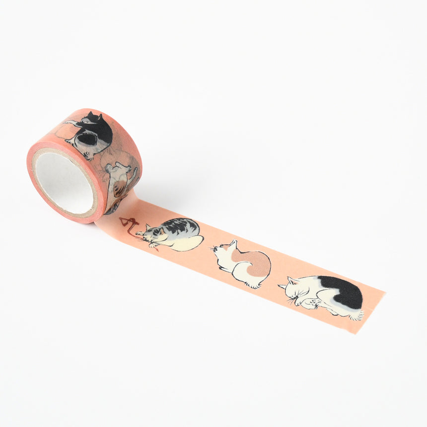 Cat masking tape 2 types / no.1993