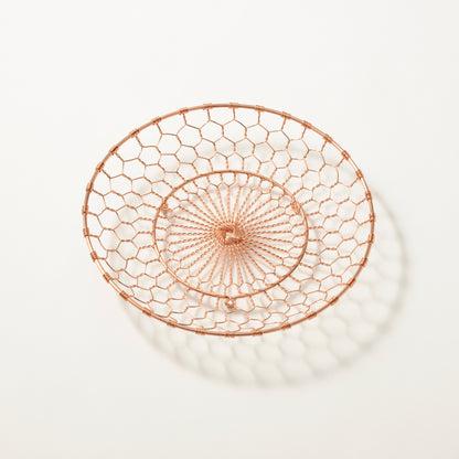【Made to order】Hand-knitted chrysanthemum net copper large/small / no.1302/ no.1303