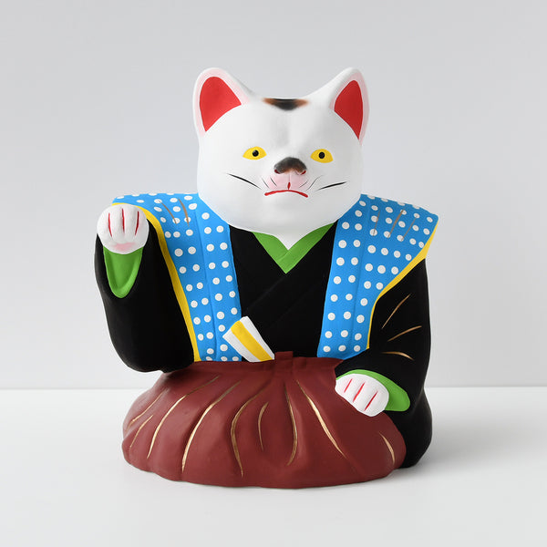 伏見人形 裃招き猫（大・右手） – MOCAD ONLINE SHOP