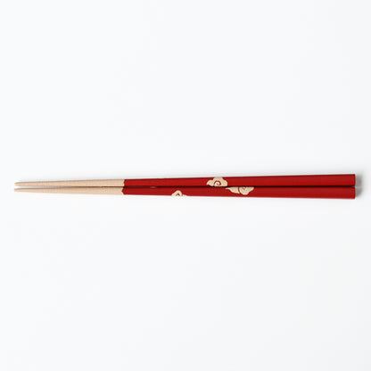 お箸　瑞雲　赤