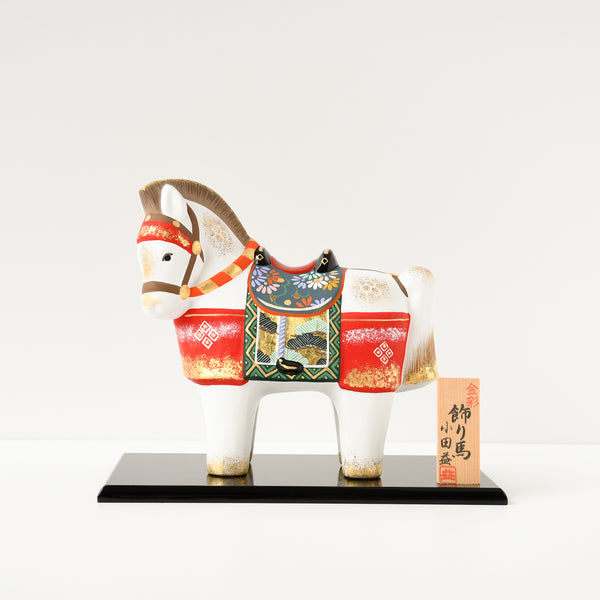 京陶人形 金彩 飾り馬 / 小田益 – MOCAD ONLINE SHOP