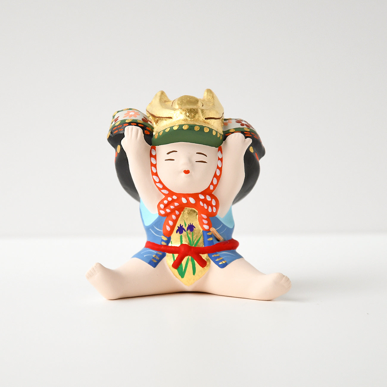 京陶人形 金彩 童大将 / 小田益 / no.2060 | 京都の伝統工芸品の通販