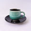 Cup &amp; Saucer "Ryokusui" no1090