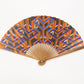 扇子 Geomentryescher Brown large