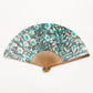 扇子 Botanicalflower Gray small