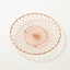 Hand-knitted chrysanthemum net copper large/small / no.1302/ no.1303