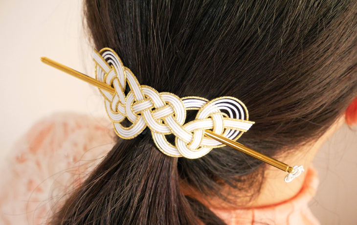 みき様order髪飾り mizuhiki hair ornament | Kyoto Japanese Traditional Crafts Online